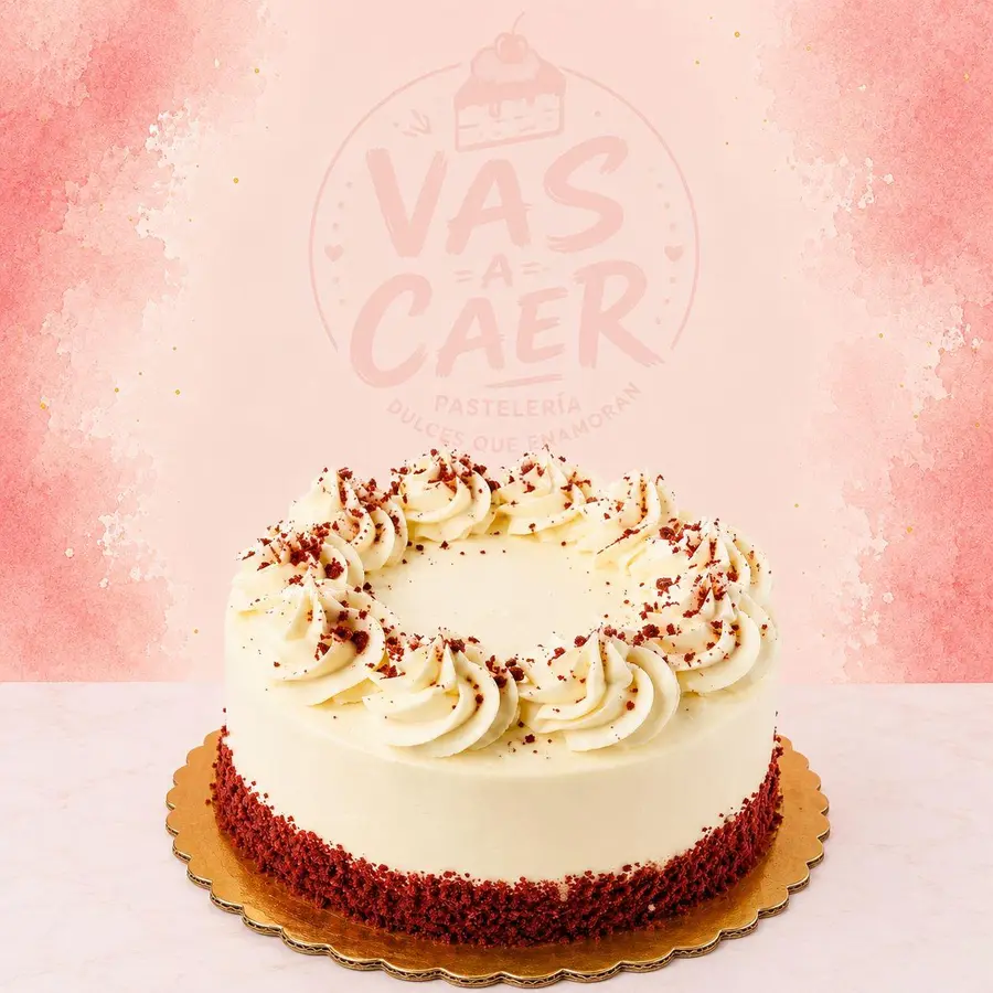 Tarta red velvet artesanal